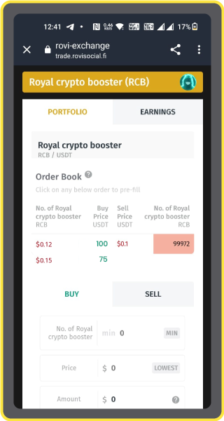 Token Trading System